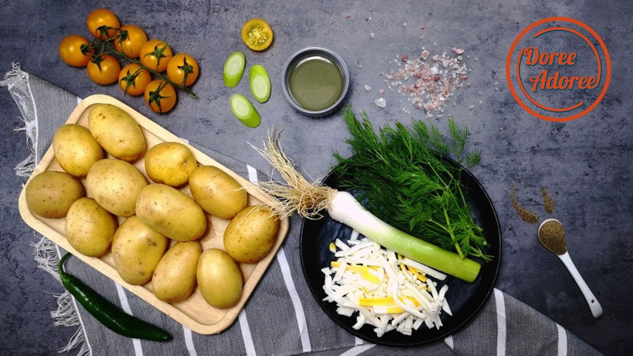 Potato 🥔, Cheese 🧀 and Leek  Combination. You will be amazed. 🤩