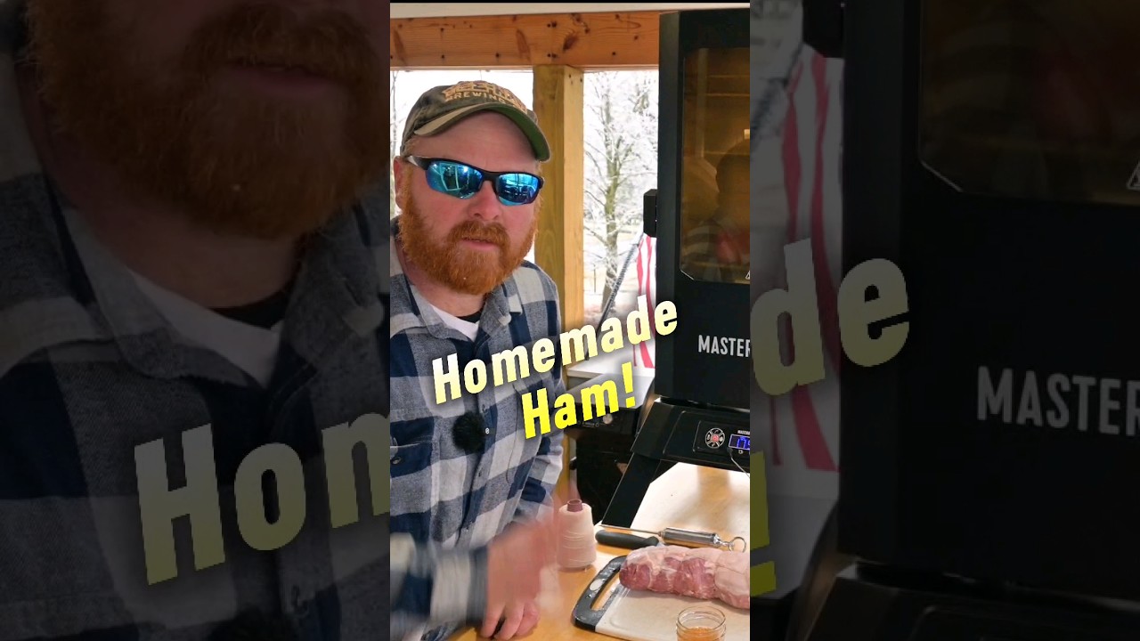 Homemade Ham Masterbuilt 710 electric smoker #bbq #bbqrecipes #cooking #masterbuilt #smoker #keto