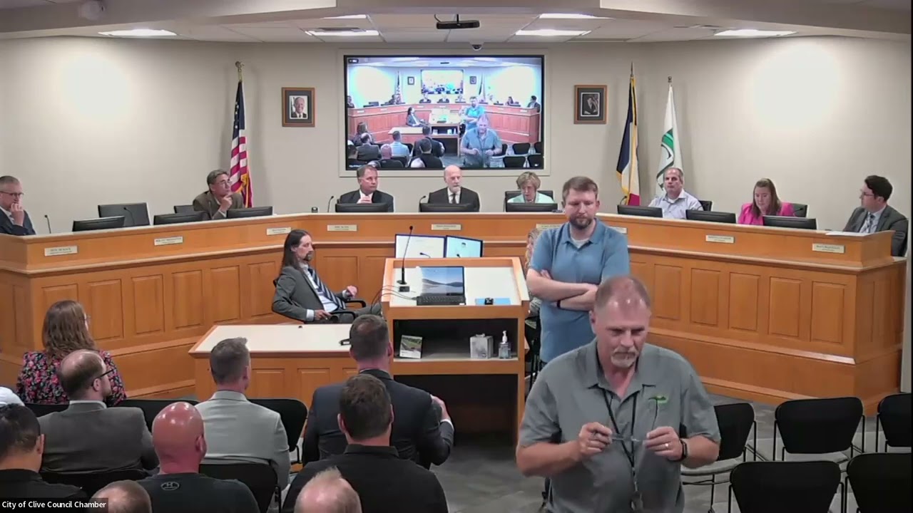 Clive City Council Meeting, May 25, 2023