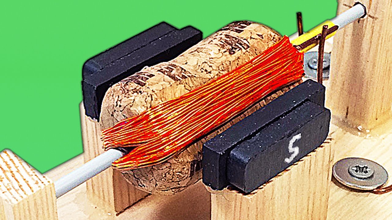 ⚡️ Build a Simple Electric Motor in 5 Minutes! Easy DIY Project