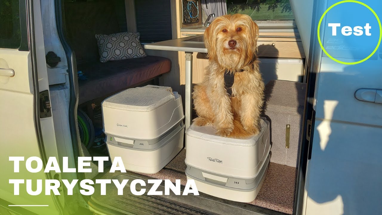 TEST Toalety Turystycznej 🚽 jaka Toaleta do Kamper Vana Kapsułki Papier Toaletowy VANLife przenośna