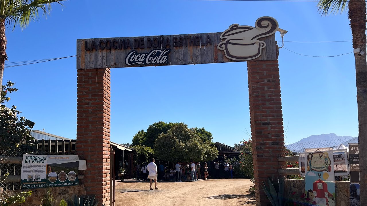 Visitando La cocina de Doña Esthela en el valle de Guadalupe Baja California Norte 2024