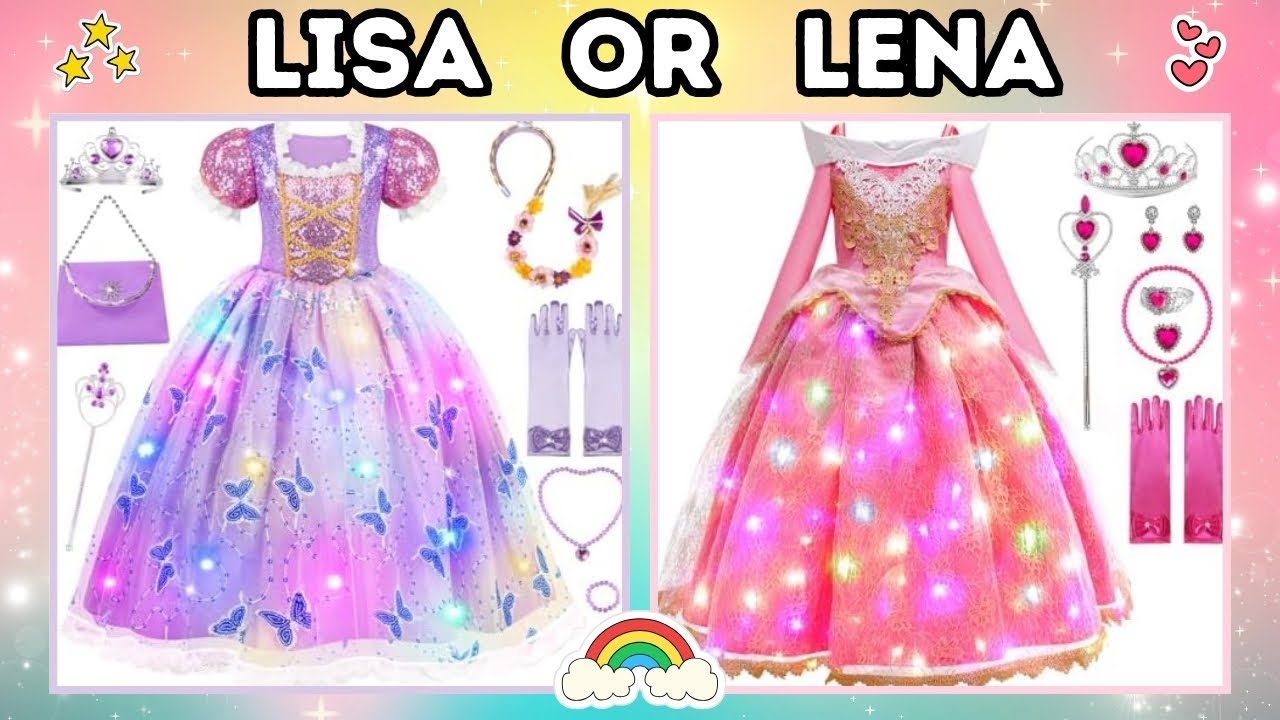 Lisa or Lena 💞 Pink Vs. Purple 🔮💜🌸🎀