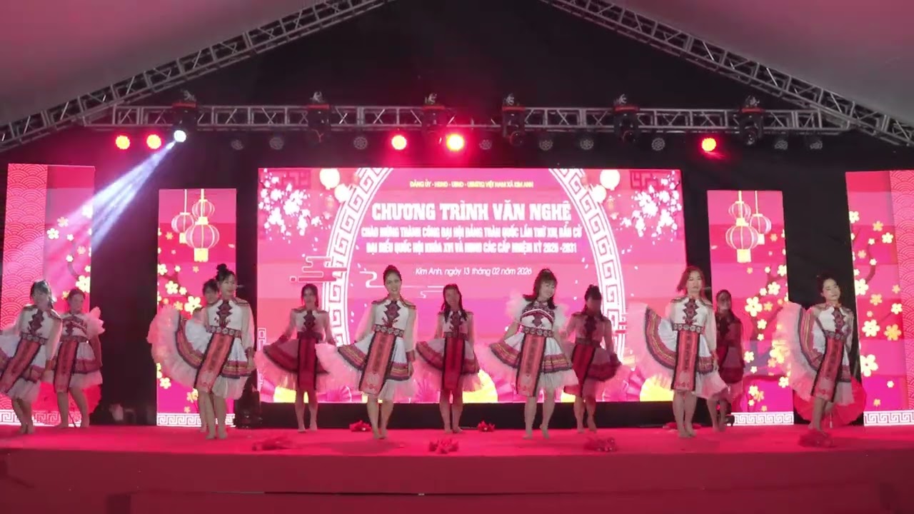 Múa sáo mèo chào xuân 2026 thôn Vụ Bản