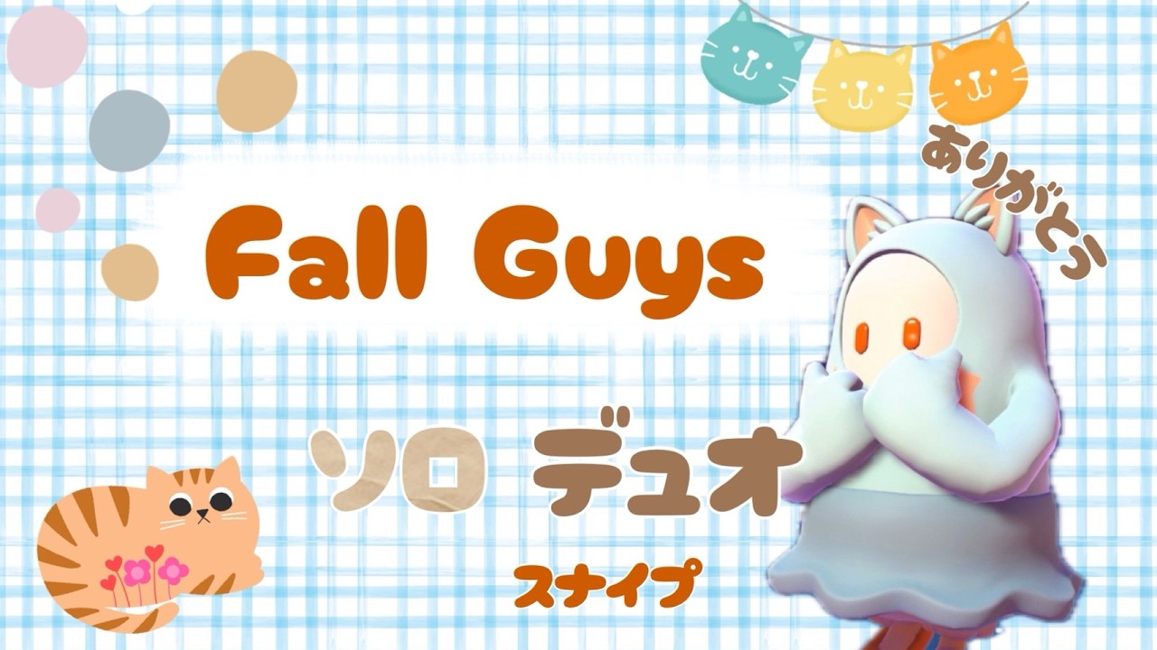 【Fall Guys】ソロとデュオをまったりと　#フォールガイズ
