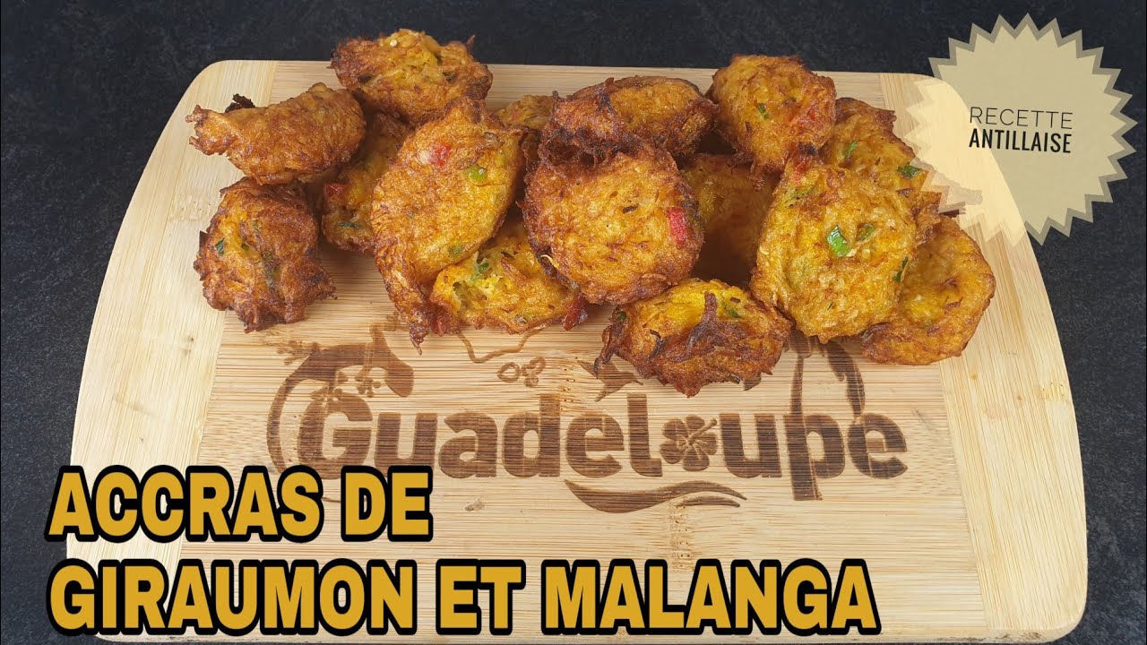 COMMENT FAIRE DE ACCRAS DE GIRAUMON ET MALANGA ( recette antillaise Prez K facile )