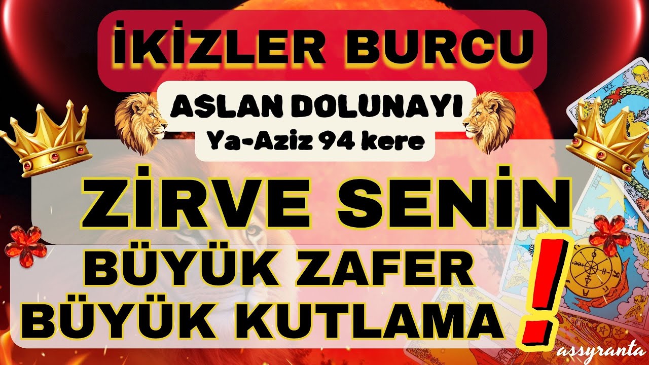 İKİZLER BURCU 👑 ZİRVELERE DOYAMAYACAKSIN❗BÜYÜK ZAFER BÜYÜK KUTLAMA❗  🌕 2 ŞUBAT 2026 ASLAN DOLUNAYI 🌕