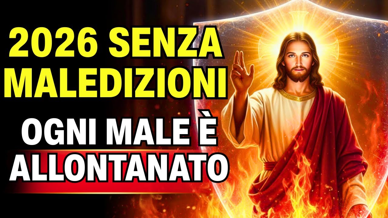 🩸 Entra nel 2026 coperto dal Sangue di Gesù: CANCELLA ogni opera delle tenebre ora
