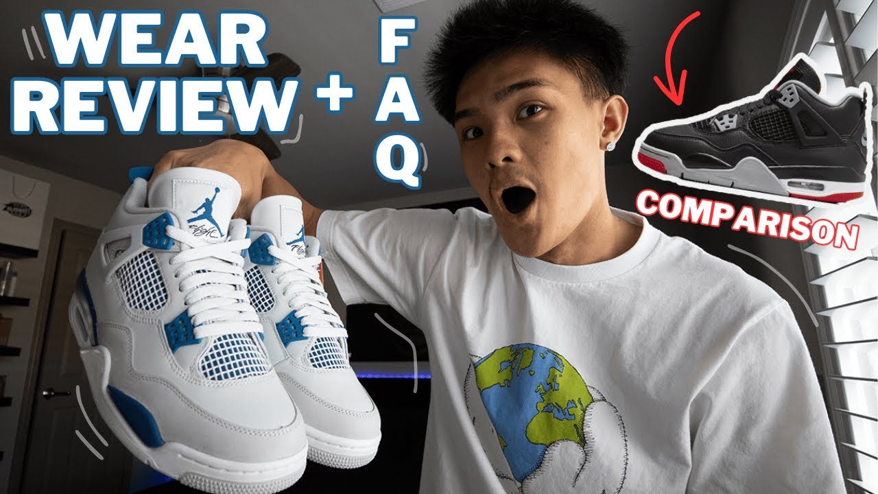 Air Jordan 4 'Military Blue' (2024) | Wear Review & FAQ | Jayden Nebril