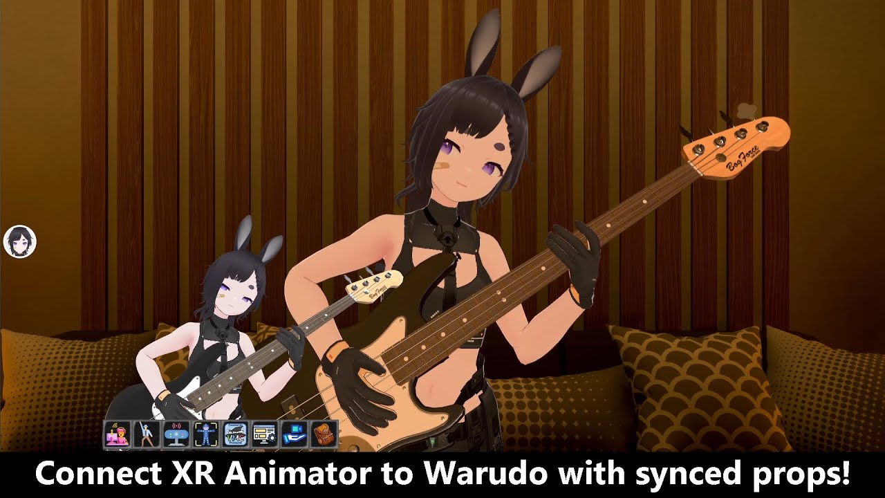【XR Animator】Connect to Warudo with synced props!