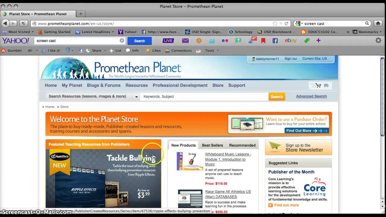 Promethean Planet Tutorial