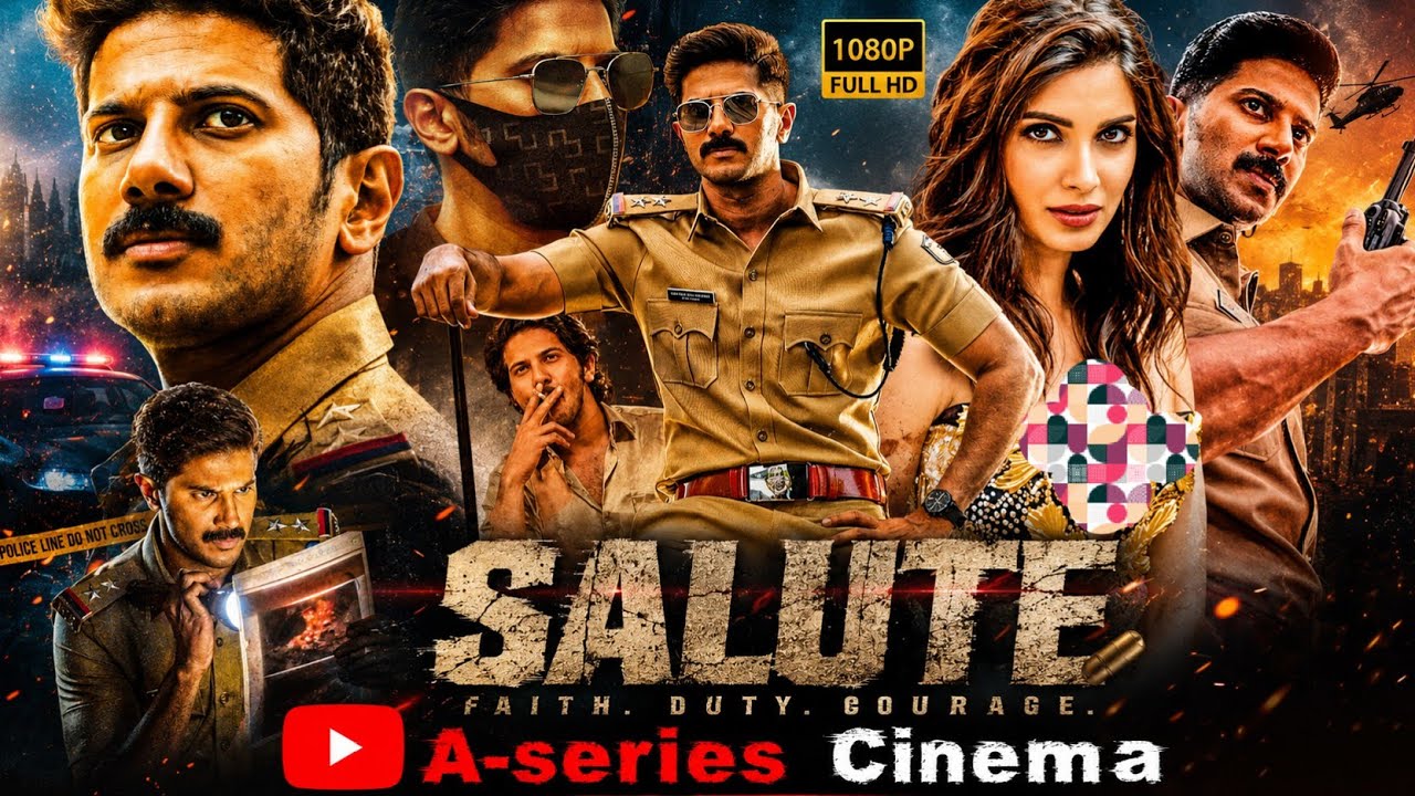 Salute Superhit Hindi Dubbed Thriller Full Length HD Movie | Dulquer Salmaan | Diana Penty |