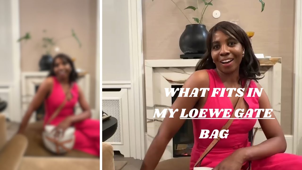 WHAT FITS IN MY LOEWE GATE HANDBAG
