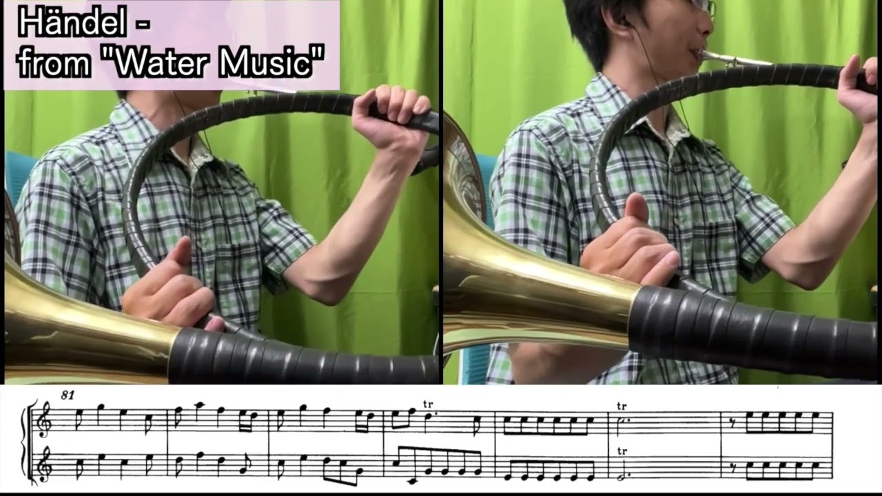 Handel - Water Music by Hunting Horn, Allegro