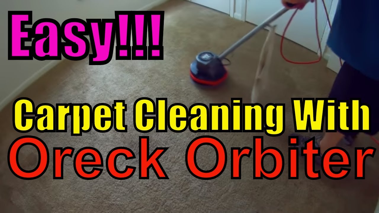 Using The Oreck Orbiter For Low Moisture Carpet Cleaning