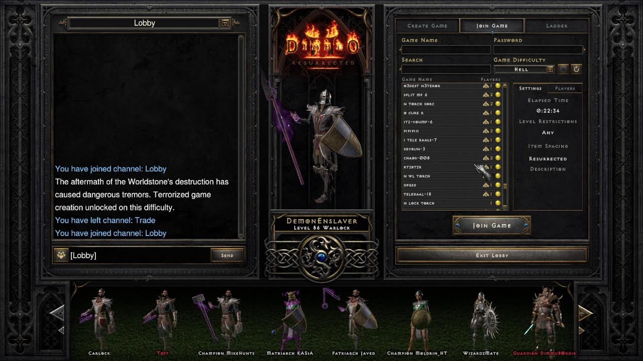 Diablo 2 Reign of the Warlock - Broken Warlock