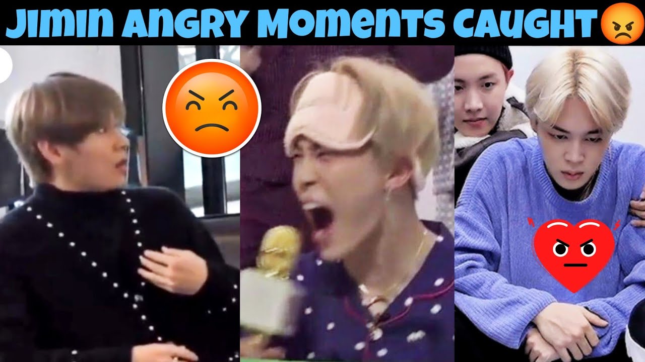 Jimin Angry 💢 Moments Caught 😡 BTS Jimin Mad Angry Moments Caught on Camera 📸 