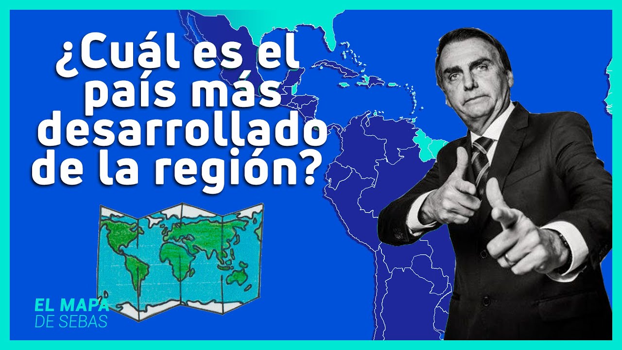 🗺LATINOAMÉRICA en 6 mapas (PIB, PIB per cápita, Coeficiente GINI, IPG, IPC, IDH) - El Mapa de Sebas