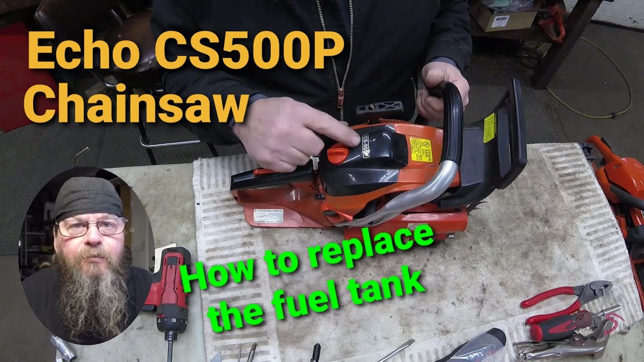 Echo CS500P Chainsaw fuel Tank Replacement