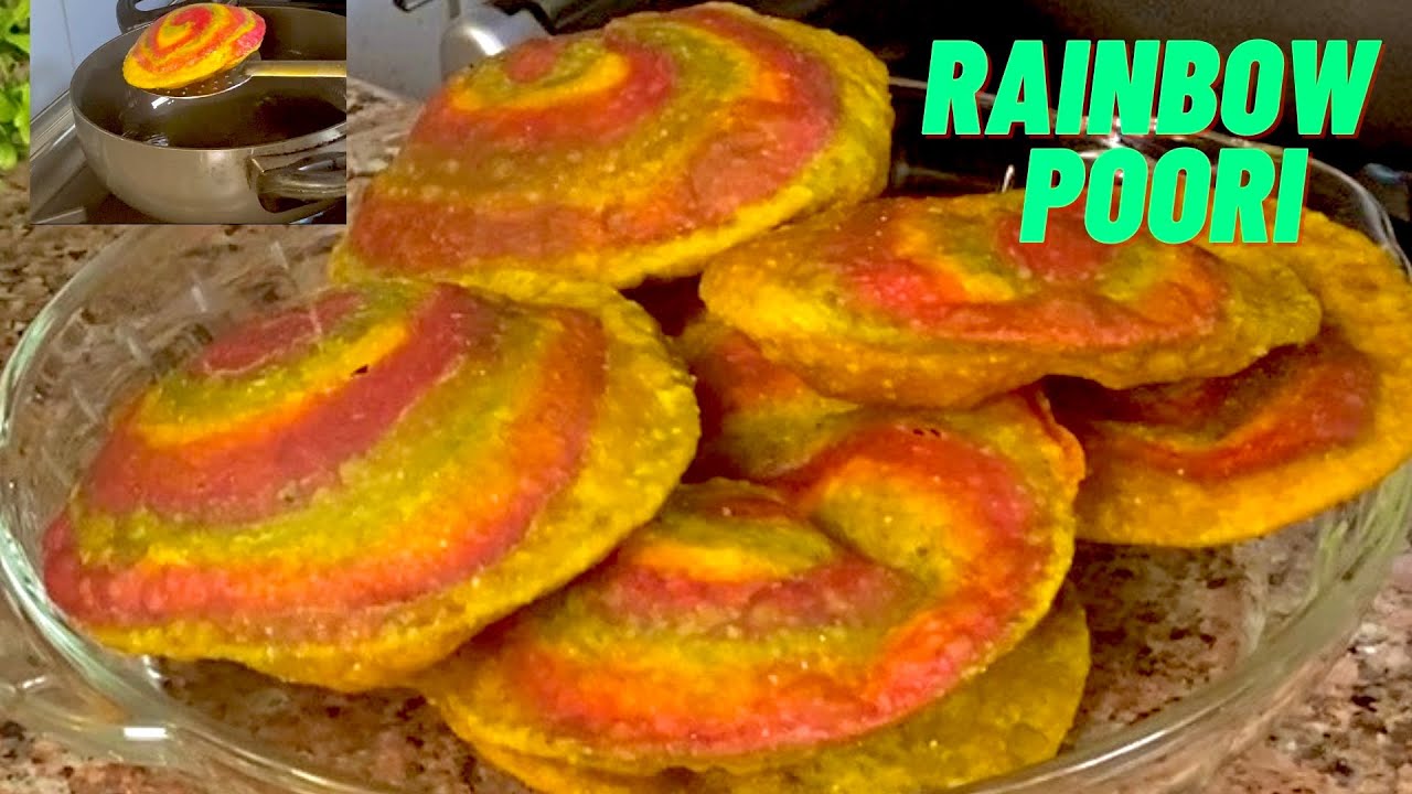 Rainbow Poori | Socha nahi tha itne se atte se itni sari ban jayeingi  