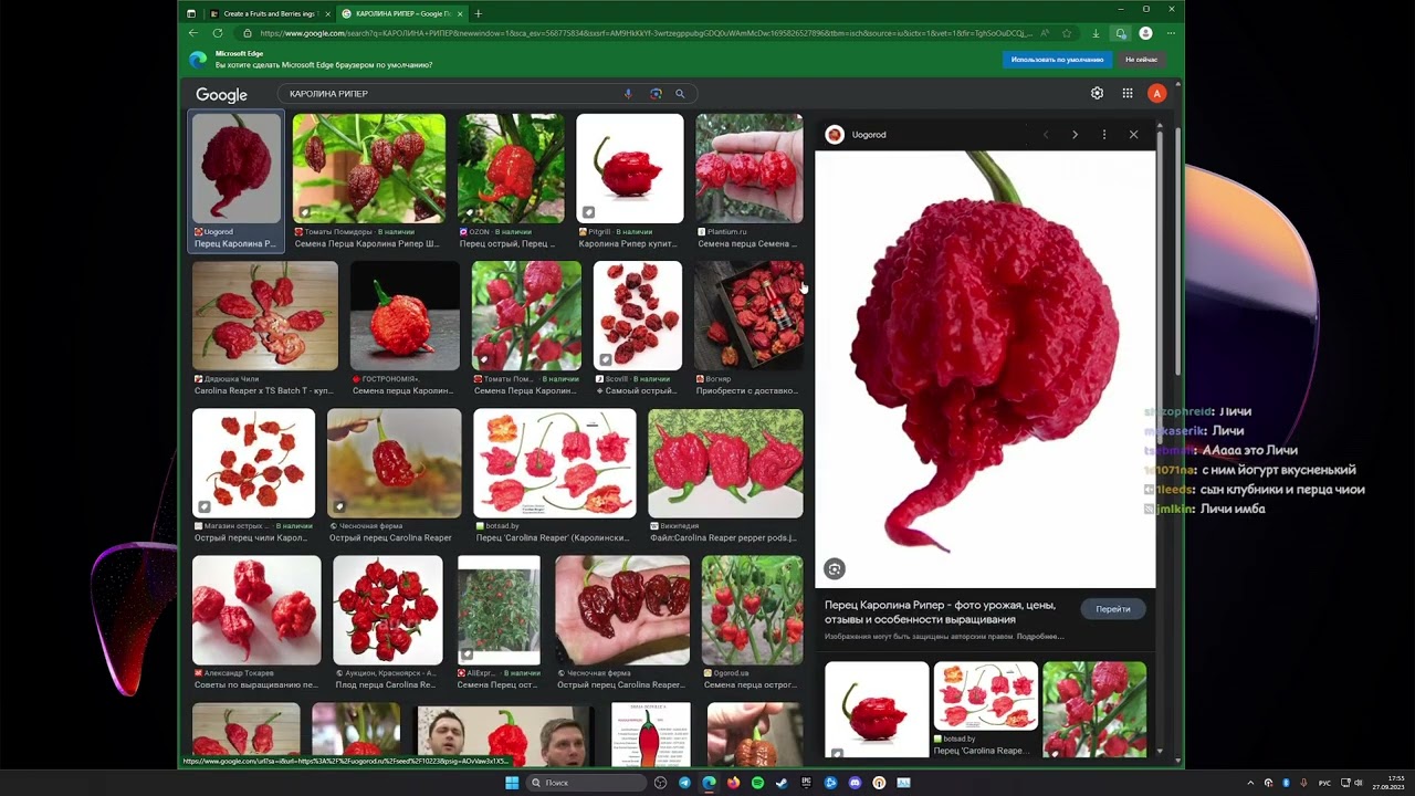 ОЛЁША ДЕЛАЕТ ТИРЛИСТ ФРУКТОВ И ЯГОД (возможно ещё и овощей)