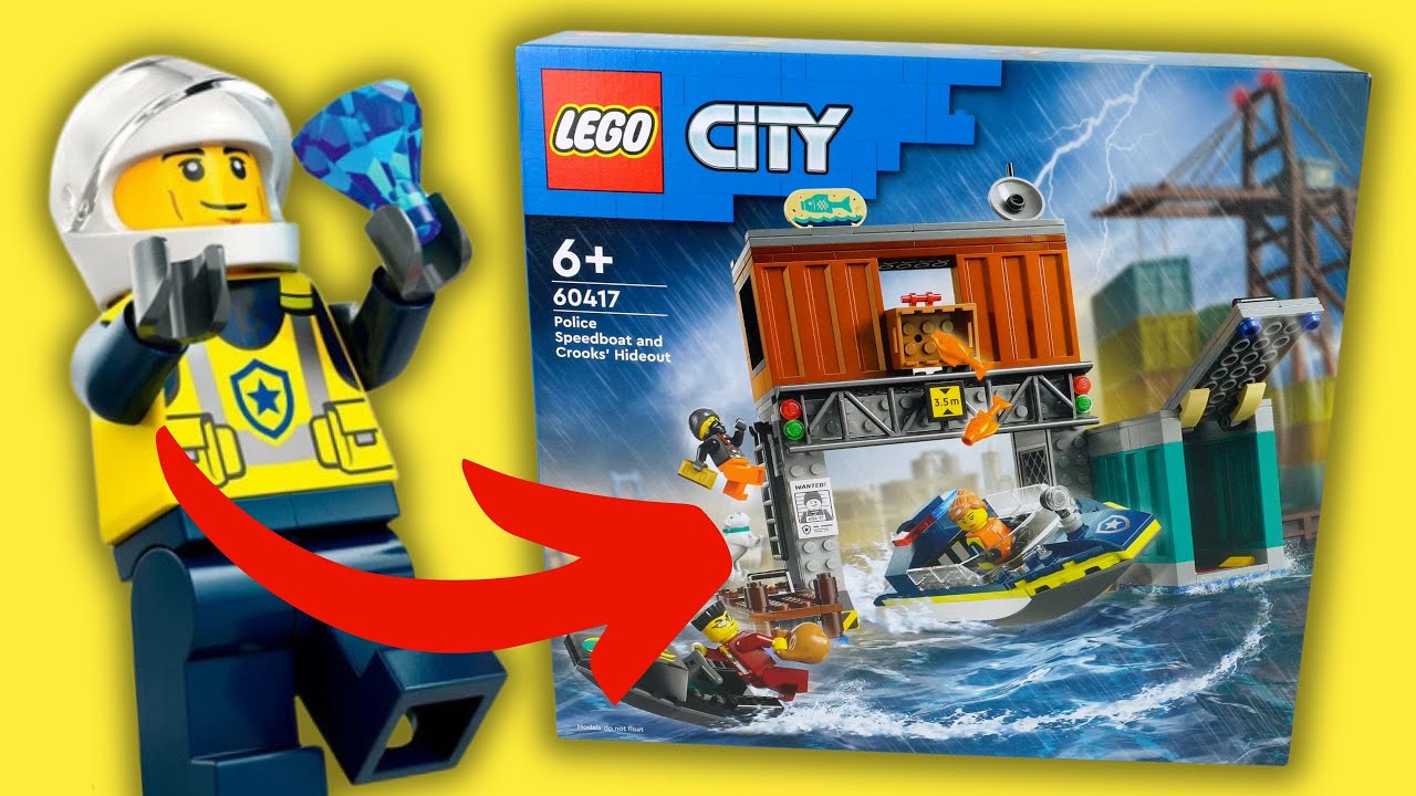 KRYJÓWKA w DOKACH 😎 LEGO CITY 60417 / RECENZJA