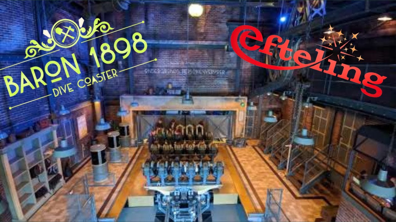 Baron 1898 - Front row on ride POV - Efteling