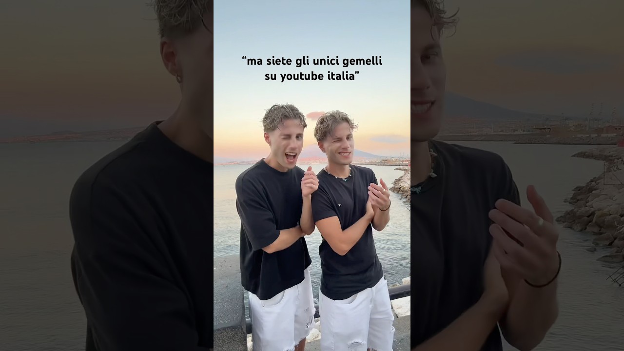 Gli UNICI GEMELLI YOUTUBER ITALIANI⭐️