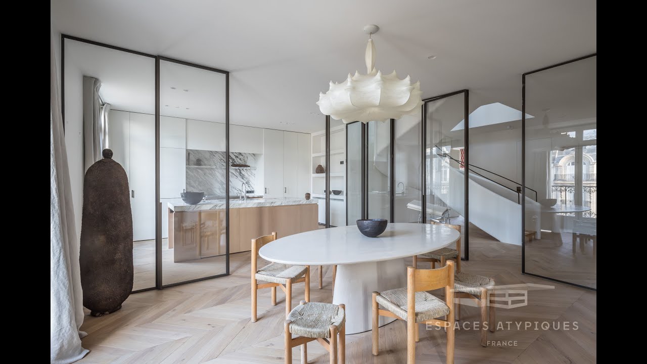 Dernier étage d'exception, en duplex et avec vues - Paris 8ème - Espaces Atypiques