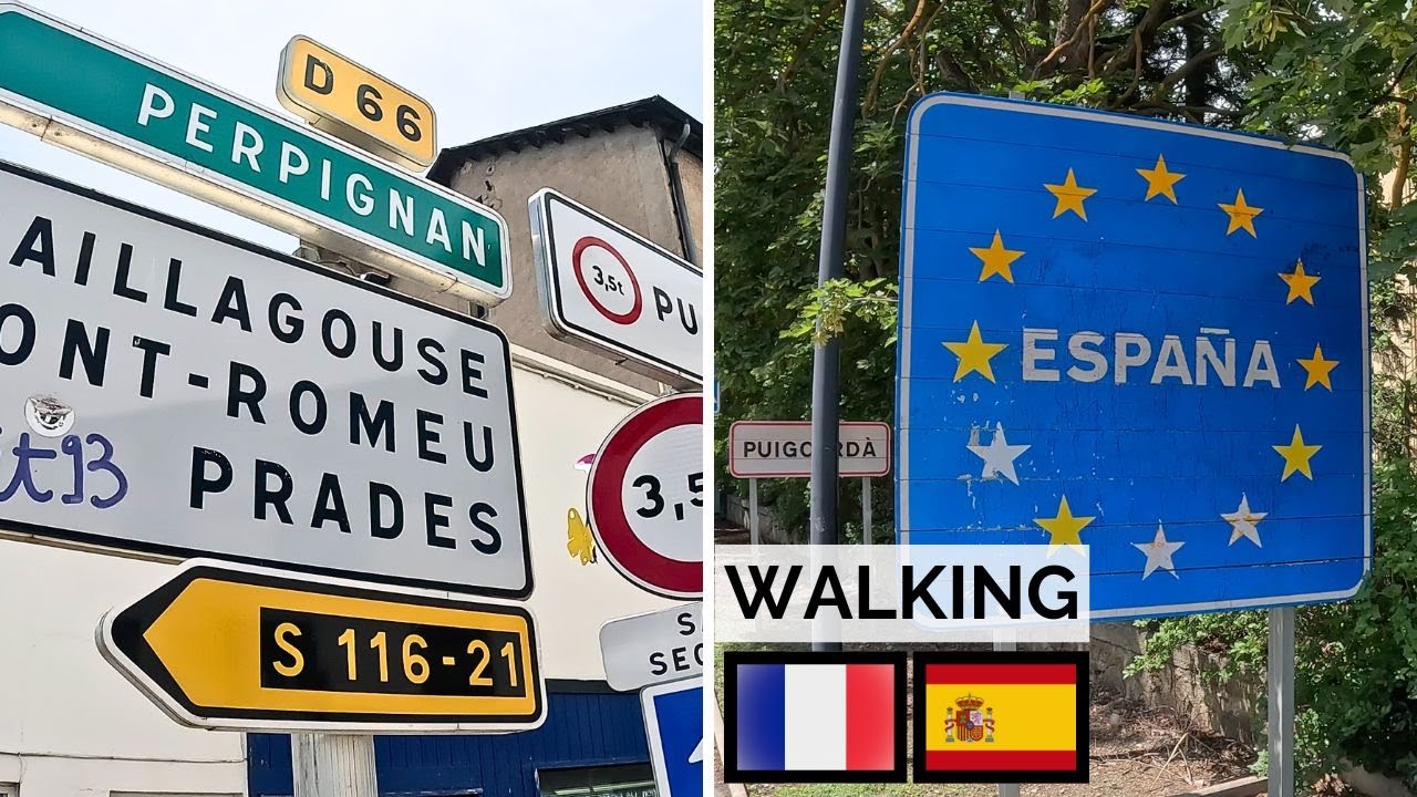 Walking from France to Spain | Crossing the Border on Foot