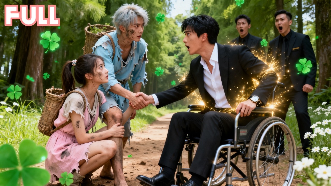 CEO Handicapé Adopte Deux Orphelins —Étoiles de Chance—Un Toucher et ses Jambes Guérissent!