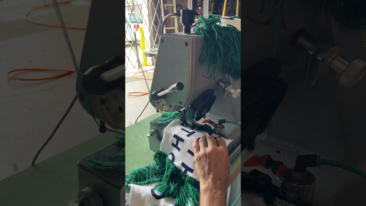 Fully serviced Fringe & Tassel Machine ready to be delivered back to the customer! #sewingmachine