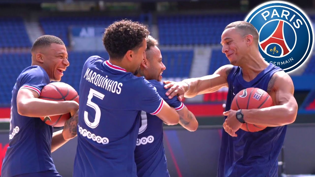 UN BASKET AVEC NEYMAR ET MBAPPÉ !