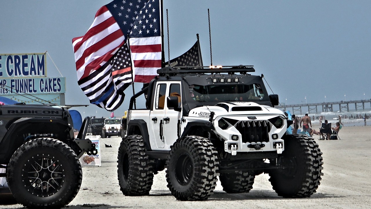 Jeep Beach | Daytona Beach 2025 | Jeep Beef Lifted 4x4