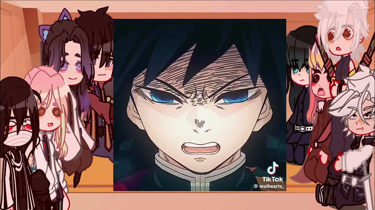 Hashiras react to tomioka giyu 🌊”ships & angst”