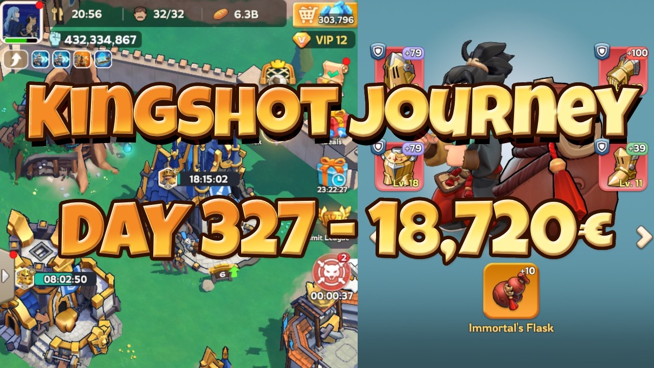 Kingshot Journey - Day 327 - 18,720 - BIG KvK Day 4 -⚽Football Fiesta⚽