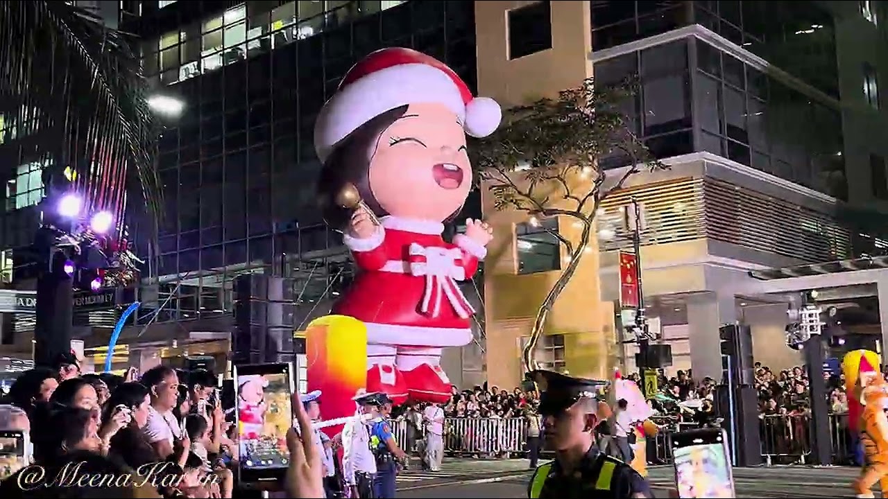 Part 1~Christmas Day parade in manila🎄#philippinestravel #travelvlog #entertainment 