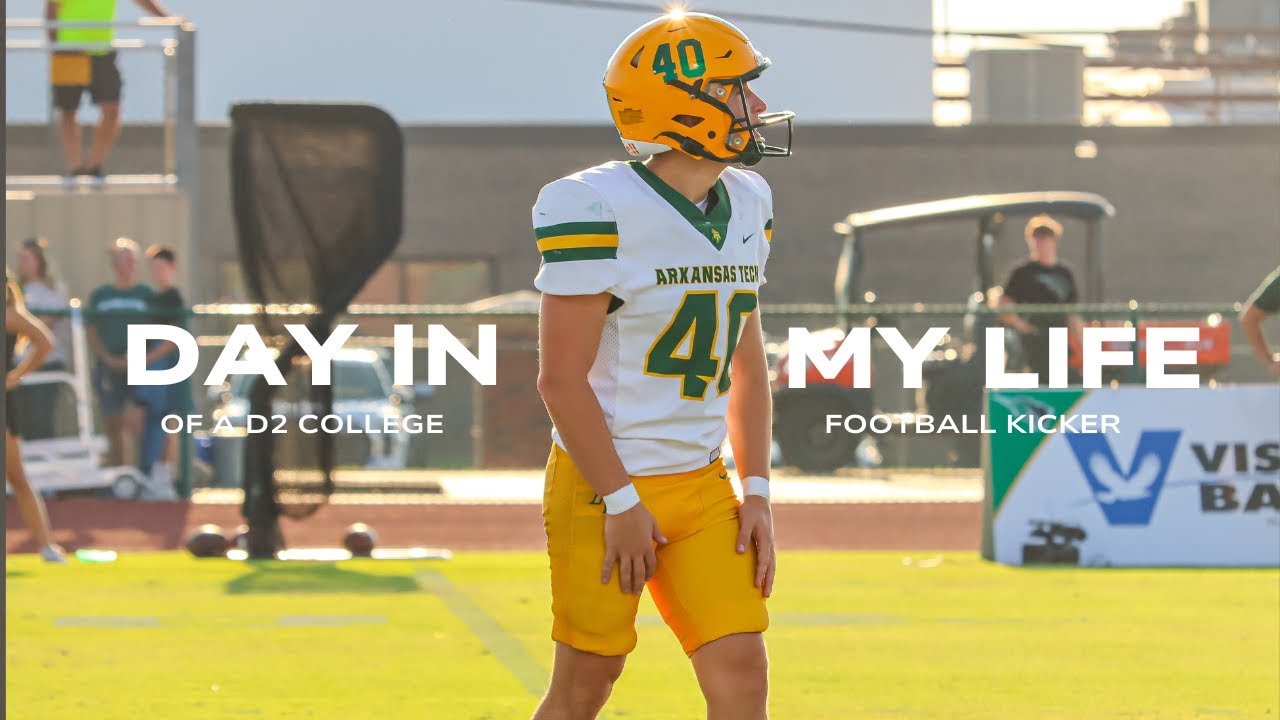 Day in the Life of a D2 College Football Kicker | Arkansas Tech Fall Camp Day 1