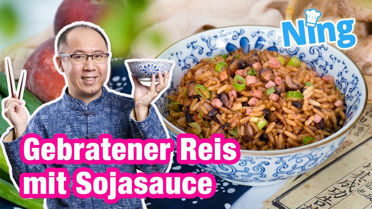 Einfach kochen mit wenigen Zutaten: Gebratener Reis mit Sojasauce