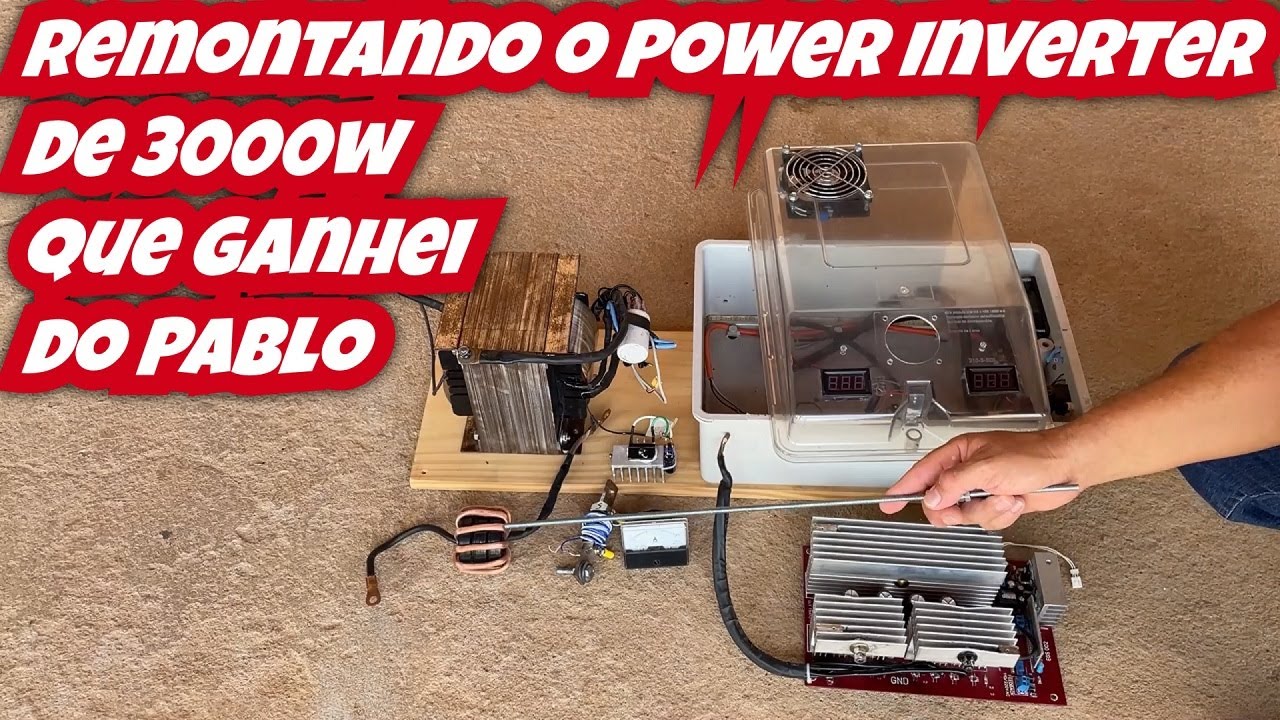 INVERSOR DE TENSÃO 3000W 24V PARA 127V ! 17-01-2026