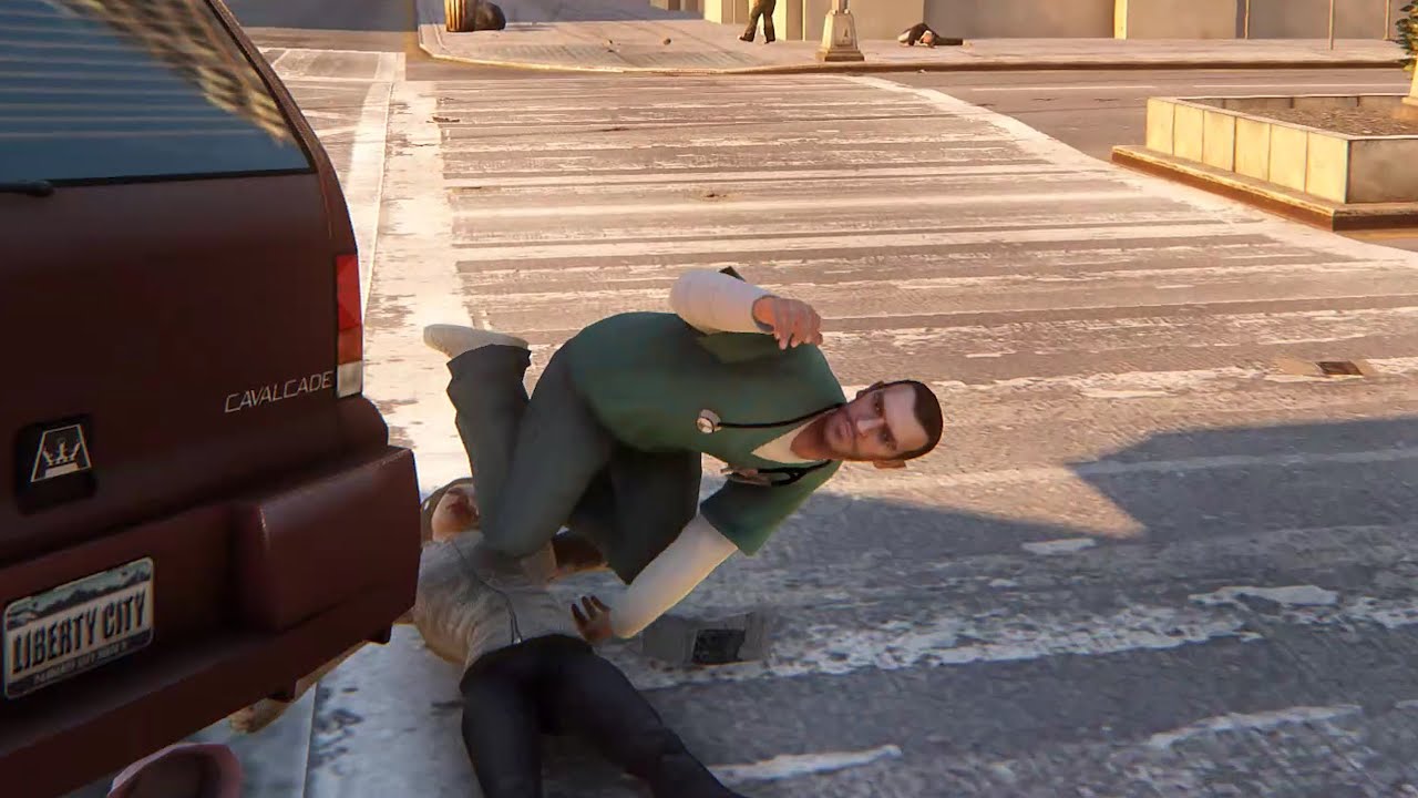 In traffic at a speed of 9999999, can the taxi take you to the navigation point? - GTA4