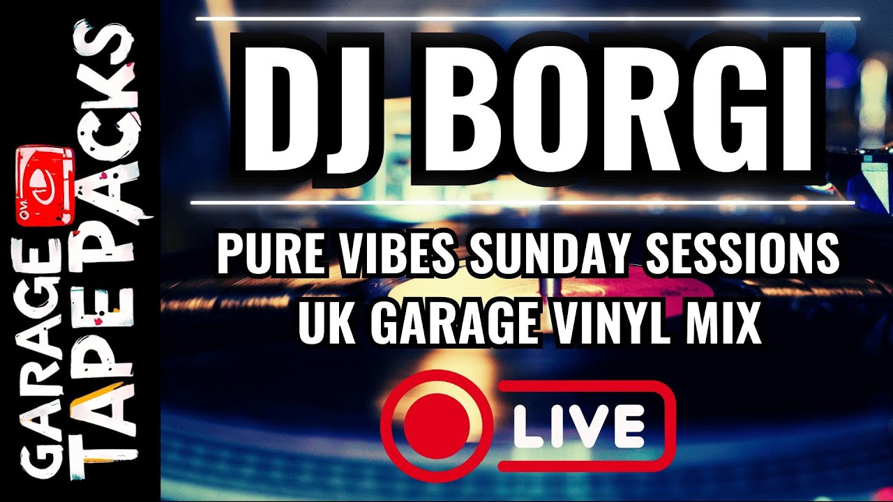DJ Borgi LIVE | Pure Vibes Sunday Sessions | Underground UK Garage Vinyl Mix
