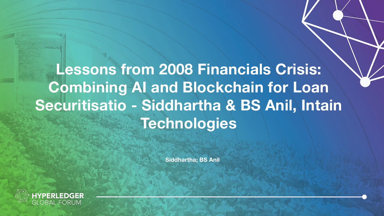 Lessons from 2008 Financials Crisis: Combining AI and Blockchain for Loan Securitisation