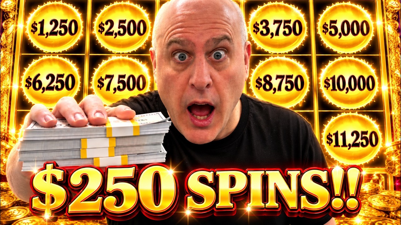 Every $250 Spin Built Toward a MASSIVE $40,000 Jackpot!