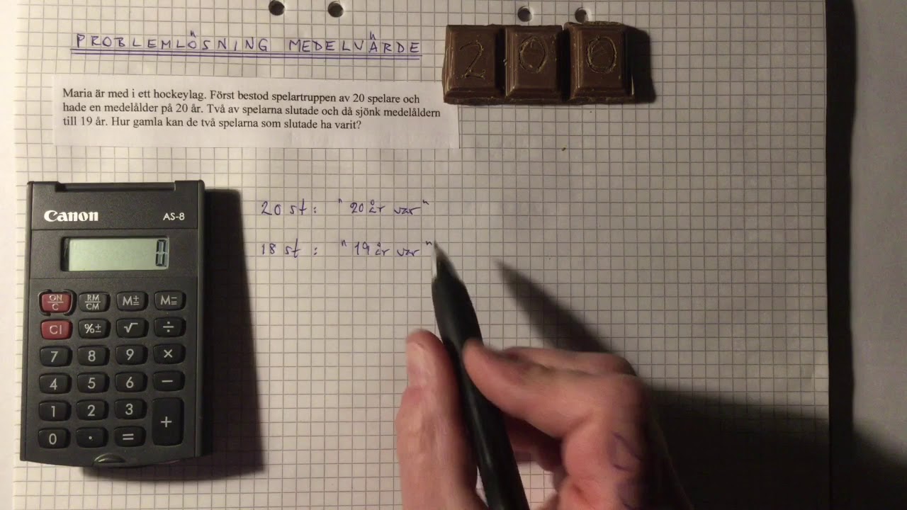 Problemlösning, medelvärde