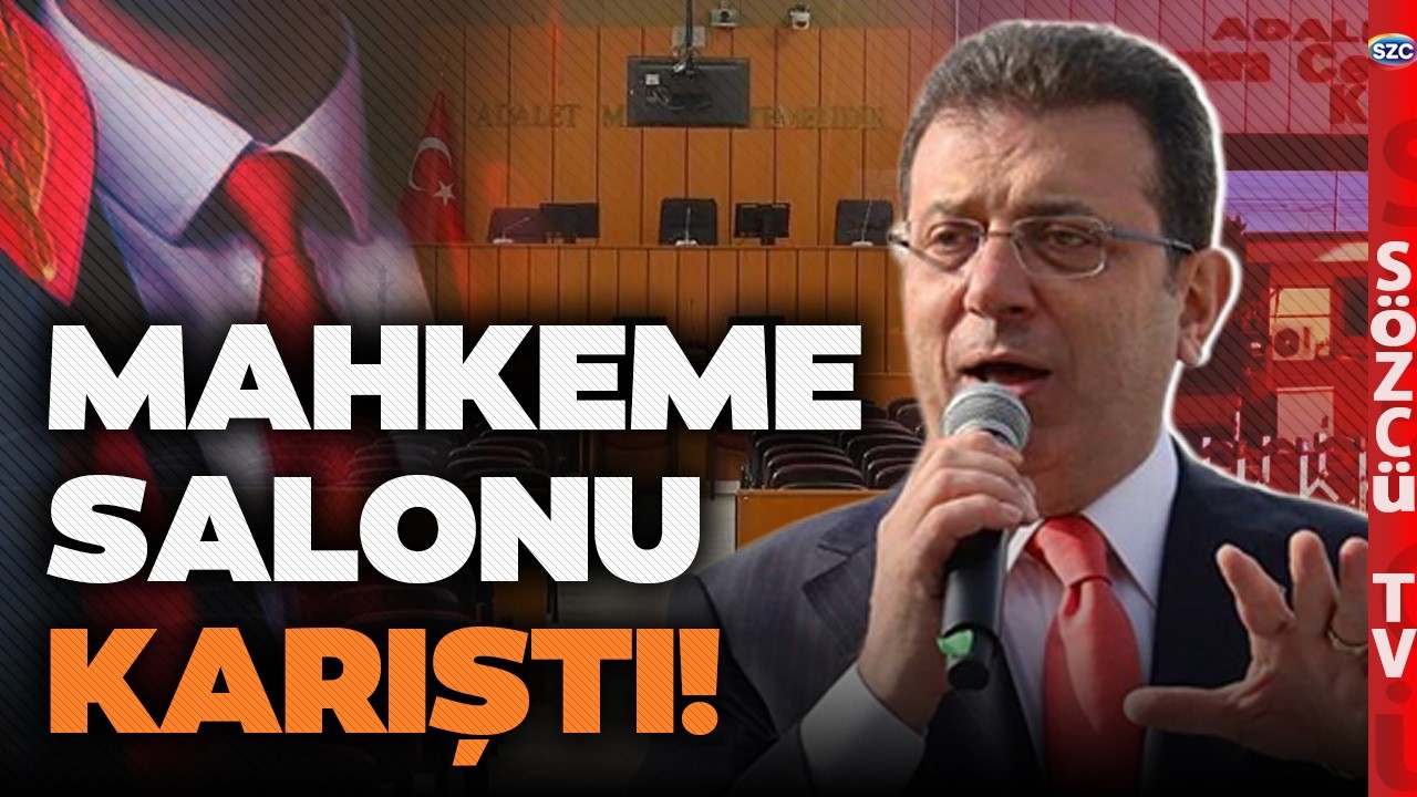 İmamoğlu ile Savcı Arasında Gerginlik! Tarihi Anlar! Sanığın 