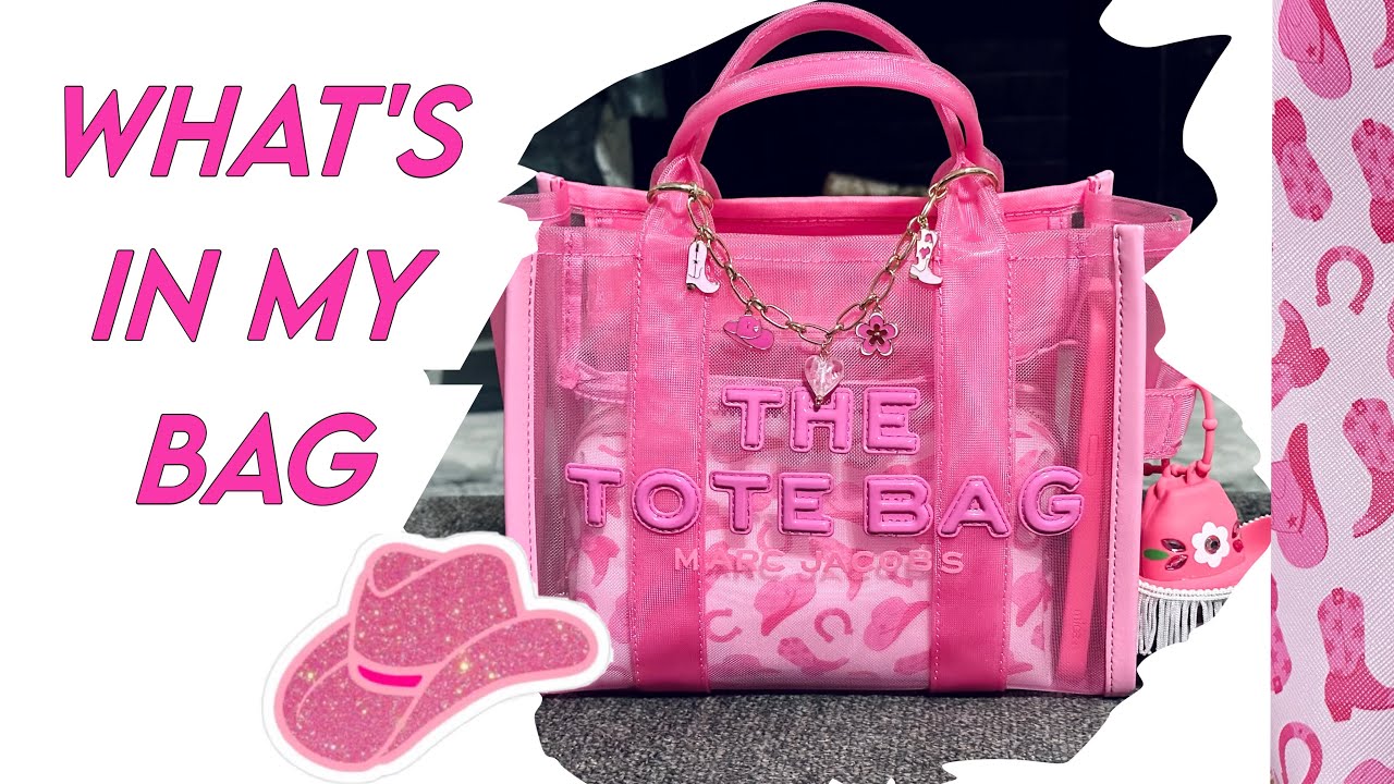 What's In My Marc Jacobs Mesh Tote #whatsinmybag