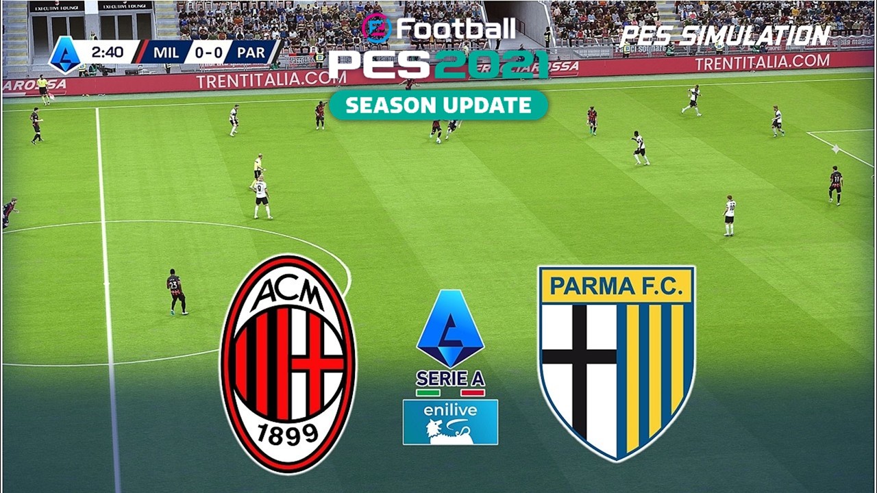 AC Milan v Parma Calcio | Lega Serie A 2025/26 |  Video Simulation Gameplay