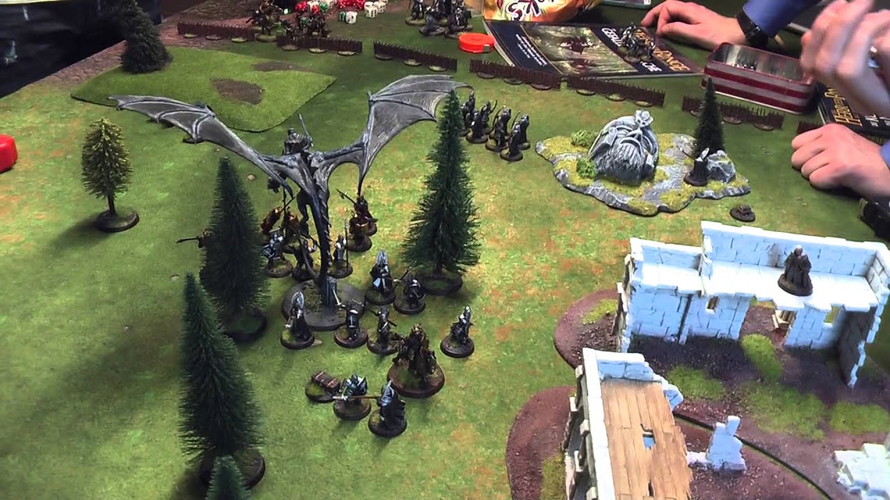 Battle Report - Ostlinge vs. Minas Tirith (Hobbit Tabletop / Herr der Ringe Tabletop / HdR Tabletop)