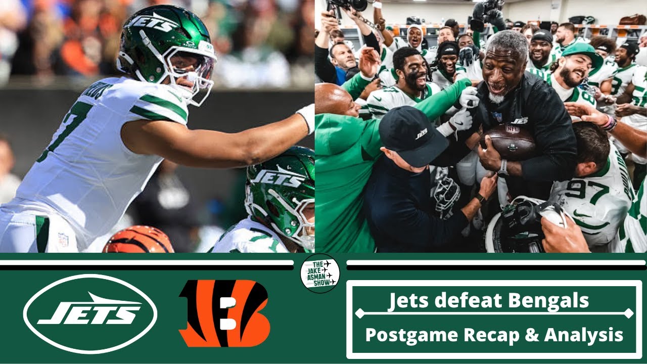 Jets STUN Bengals to win first game! | Postgame Recap & Analysis